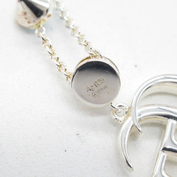 Gucci MOTHER OF PEARL NECKLACE NECKLACE 925 SILVER STAINLESS STEEL w/box - Picture 5 of 7